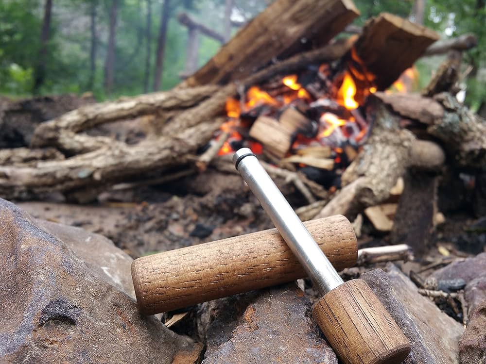 1992年　　レトロ　火おこし道具セット　　THE FIRE WOOD 1992年 レトロ 火おこし道具セット THE FIRE WOOD
